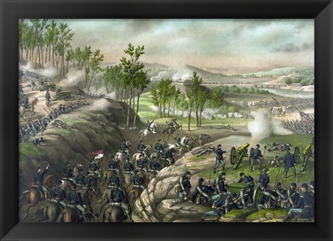 Framed Battle of Resaca, May 13-16, 1864 Print