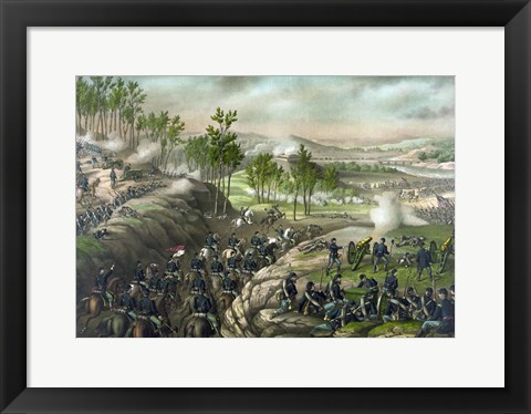 Framed Battle of Resaca, May 13-16, 1864 Print