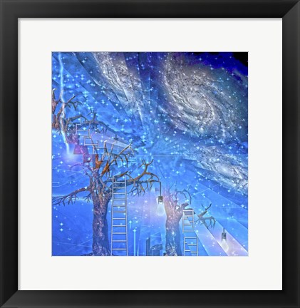 Framed Imagination Abstract Print