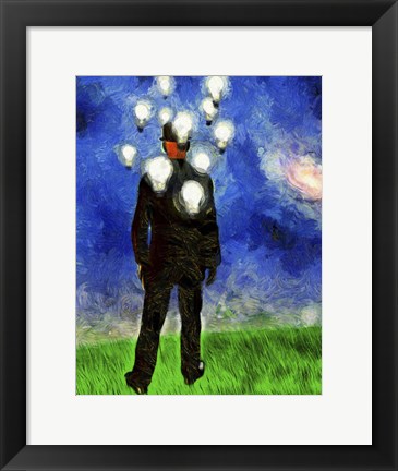 Framed Entrepreneur in Suit Print