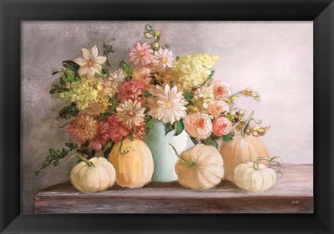 Framed Harvest Bouquet Print