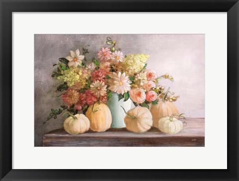 Framed Harvest Bouquet Print