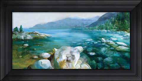 Framed Western Lake II Print