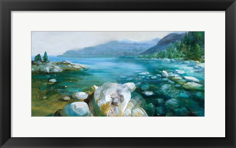 Framed Western Lake II Print