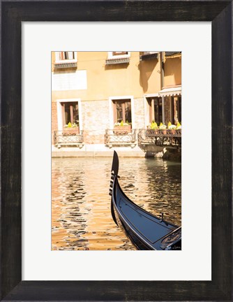 Framed Gondola Reflections Print