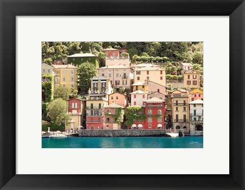 Framed Lake Como Village II Print