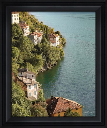 Framed Above Lake Como Print
