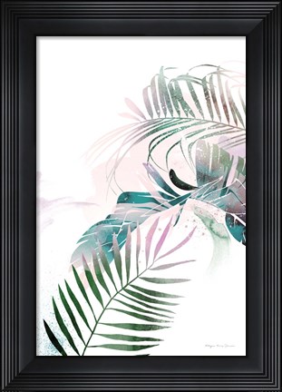 Framed Tropical Floral III Print