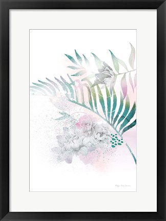 Framed Tropical Floral I Print