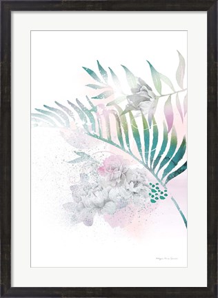 Framed Tropical Floral I Print