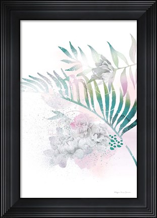 Framed Tropical Floral I Print