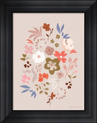 Framed Fleurette IV Print