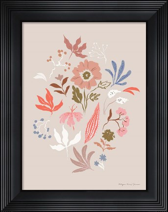 Framed Fleurette I Print