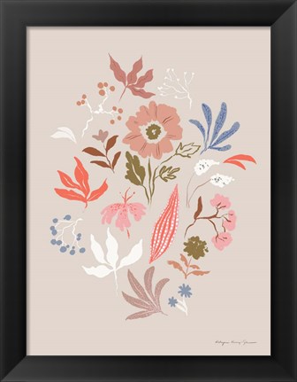 Framed Fleurette I Print