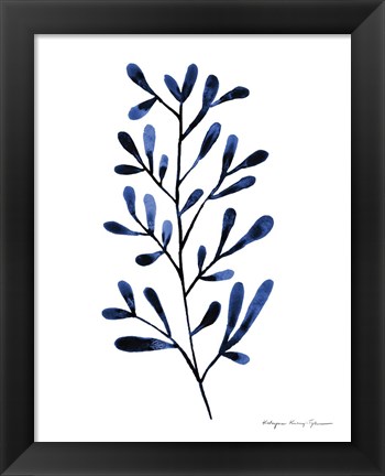 Framed Silhouette of Nature I Print