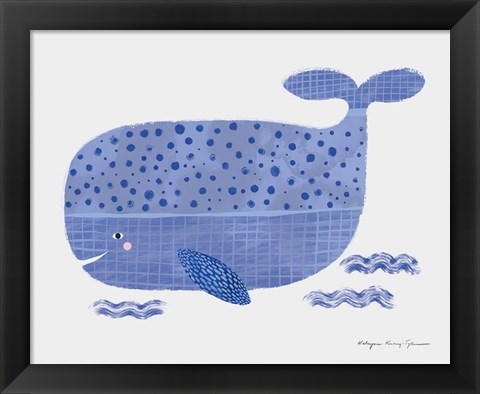 Framed Whale Print