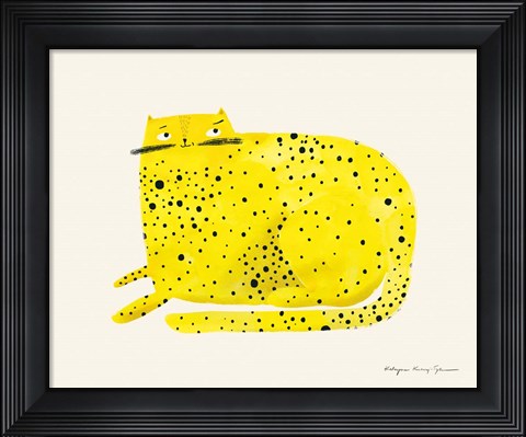 Framed Cat Print