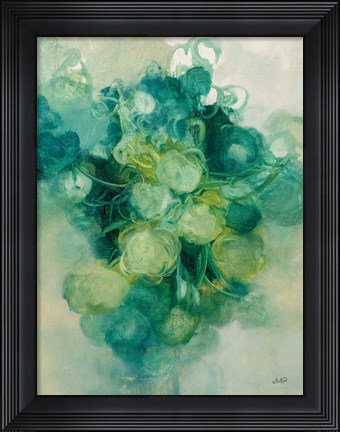 Framed Emerald Pilea II Print