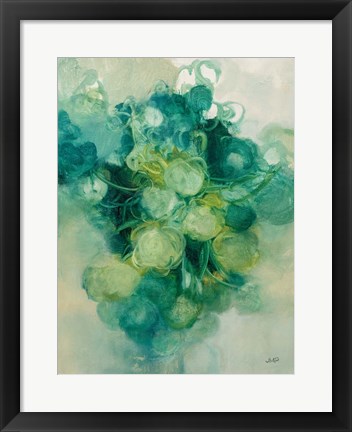 Framed Emerald Pilea II Print