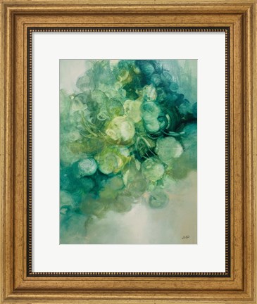 Framed Emerald Pilea I Print