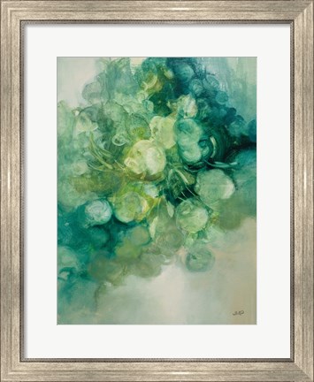 Framed Emerald Pilea I Print