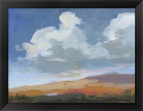 Framed August Sky Print