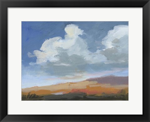 Framed August Sky Print