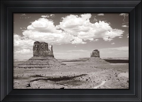 Framed Monument Valley IV Sepia Print