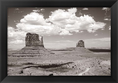 Framed Monument Valley IV Sepia Print