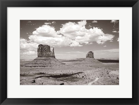 Framed Monument Valley IV Sepia Print