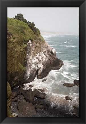 Framed Coastal Fog III Print