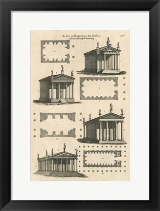 Framed Dutch Architectural I Print