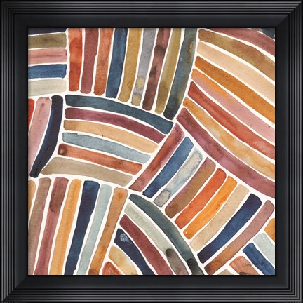 Framed Furrow I Print