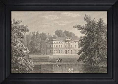 Framed Busbridge Estate Drawing II Print