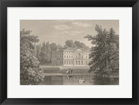 Framed Busbridge Estate Drawing II Print