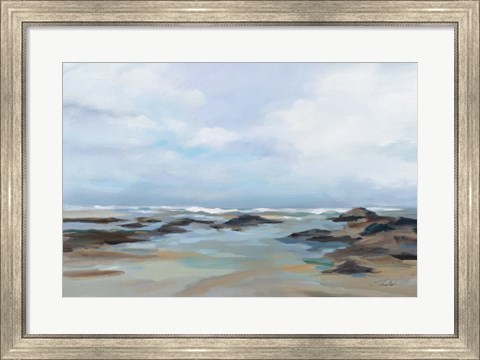 Framed Morning Beach Print
