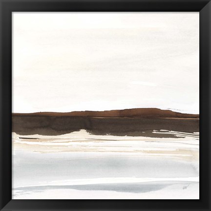 Framed Neutral Dunes II Print