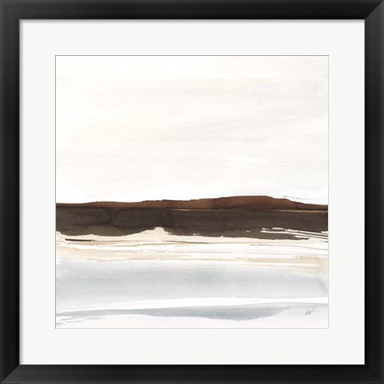 Framed Neutral Dunes II Print