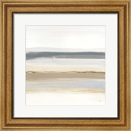 Framed Gray and Sand II Print