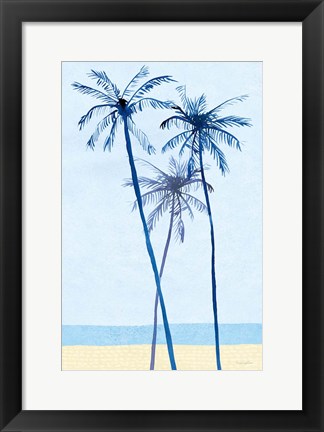 Framed Laguna Palms Triptych II Print