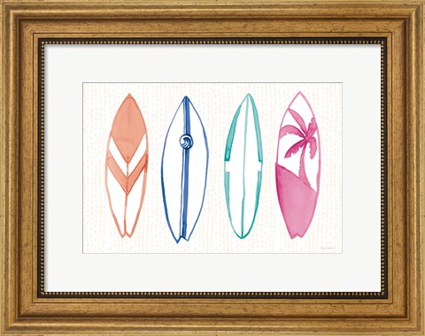 Framed Laguna Surfboards I Print