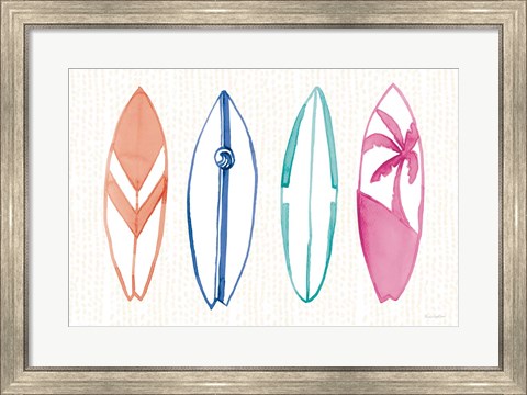 Framed Laguna Surfboards I Print