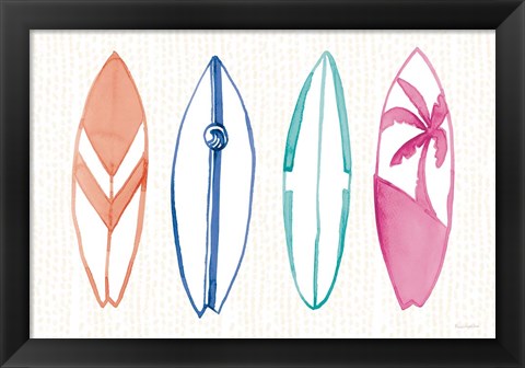 Framed Laguna Surfboards I Print