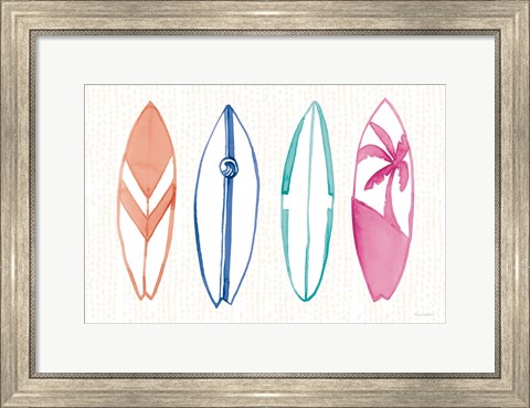 Framed Laguna Surfboards I Print