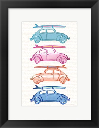 Framed Laguna Cars Print