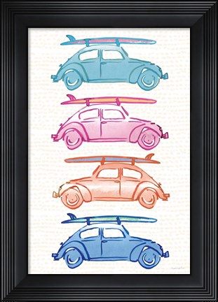 Framed Laguna Cars Print