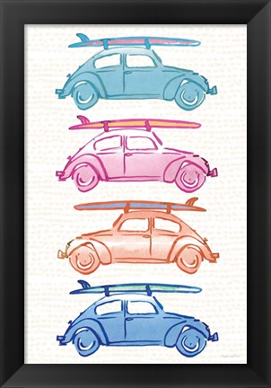 Framed Laguna Cars Print