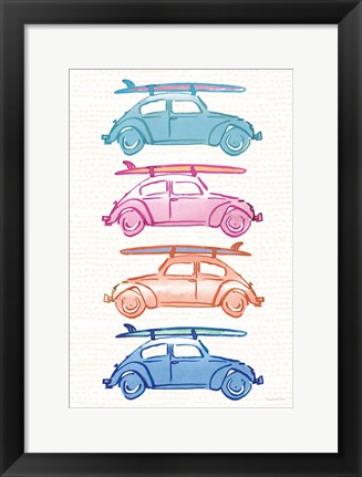 Framed Laguna Cars Print