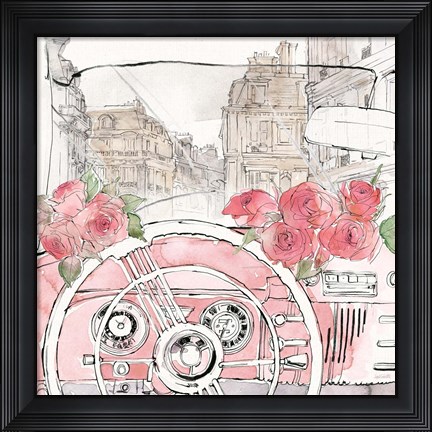 Framed Vintage Travel II Print