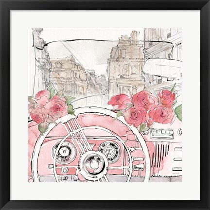 Framed Vintage Travel II Print